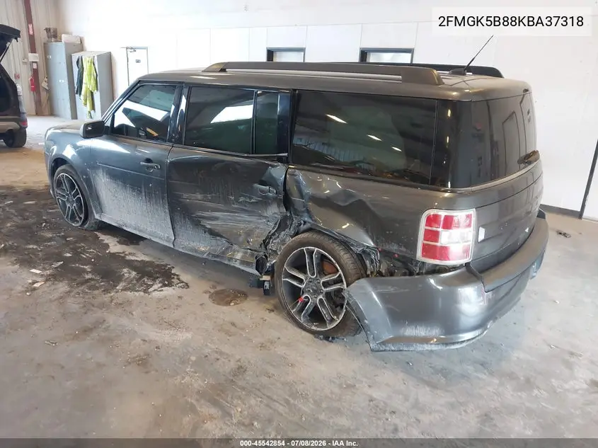 2019 Ford Flex Se VIN: 2FMGK5B88KBA37318 Lot: 45542854