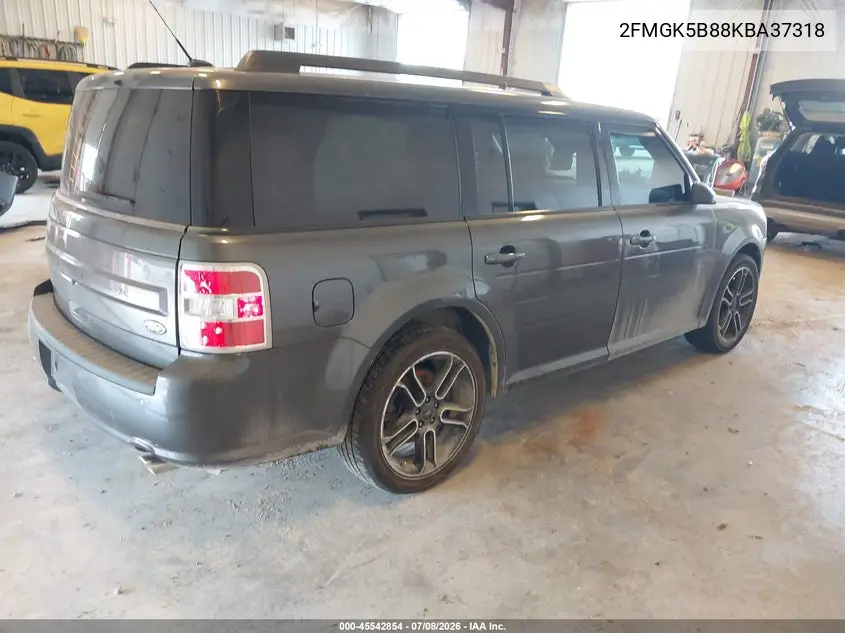 2019 Ford Flex Se VIN: 2FMGK5B88KBA37318 Lot: 45542854