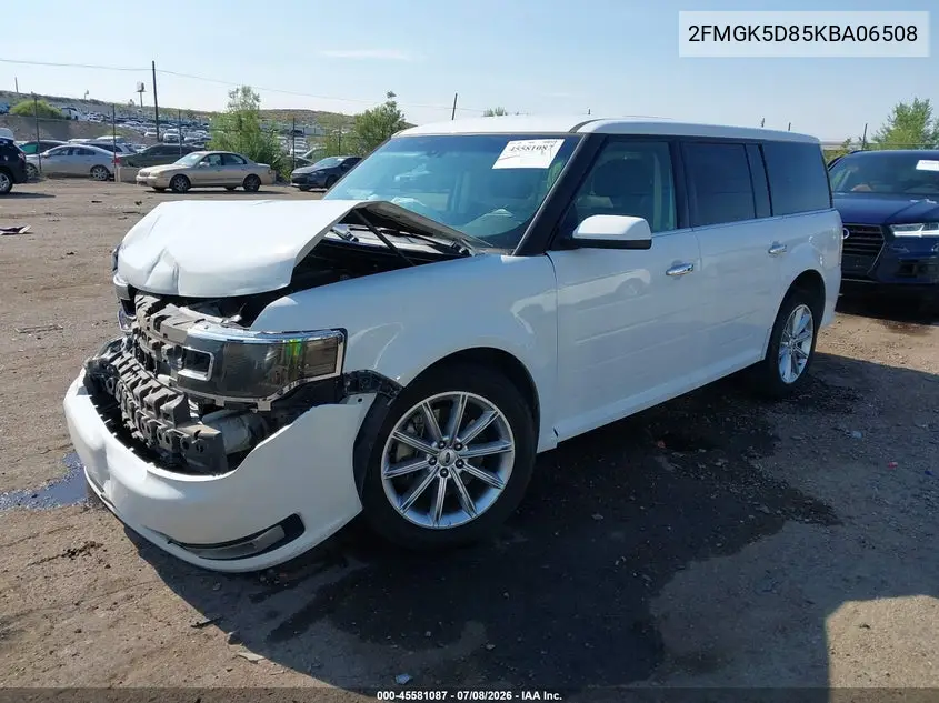 2019 Ford Flex Limited VIN: 2FMGK5D85KBA06508 Lot: 45581087