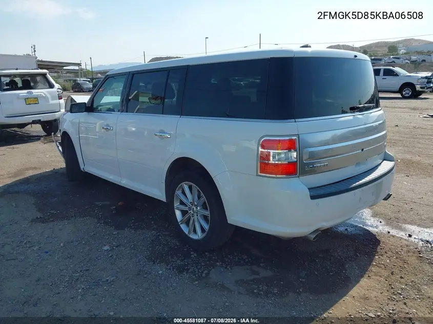 2019 Ford Flex Limited VIN: 2FMGK5D85KBA06508 Lot: 45581087