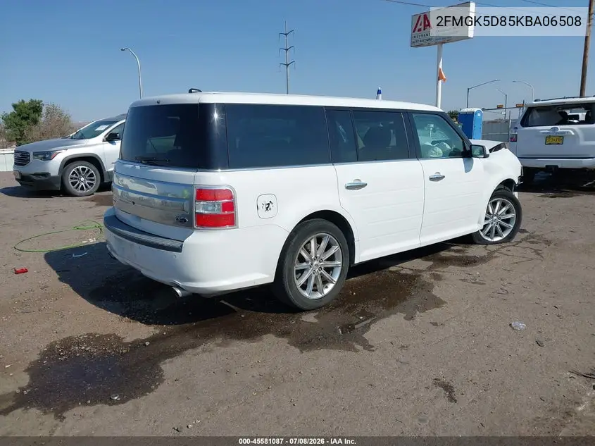 2019 Ford Flex Limited VIN: 2FMGK5D85KBA06508 Lot: 45581087