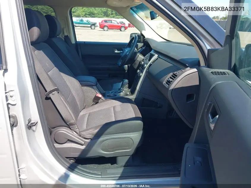 2019 Ford Flex Se VIN: 2FMGK5B83KBA33371 Lot: 45588706