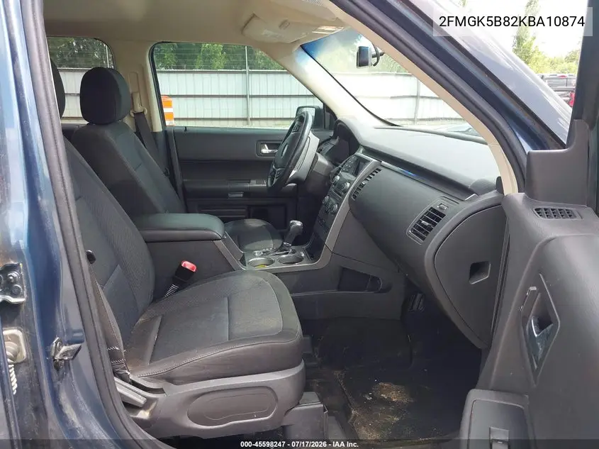 2019 Ford Flex Se VIN: 2FMGK5B82KBA10874 Lot: 45598247