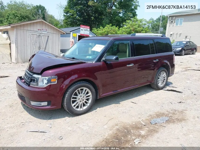 2019 Ford Flex Sel VIN: 2FMHK6C87KBA14153 Lot: 45629643