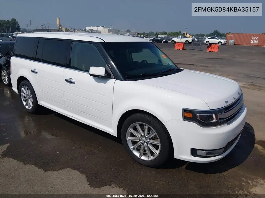 2019 Ford Flex Limited VIN: 2FMGK5D84KBA35157 Lot: 45671625