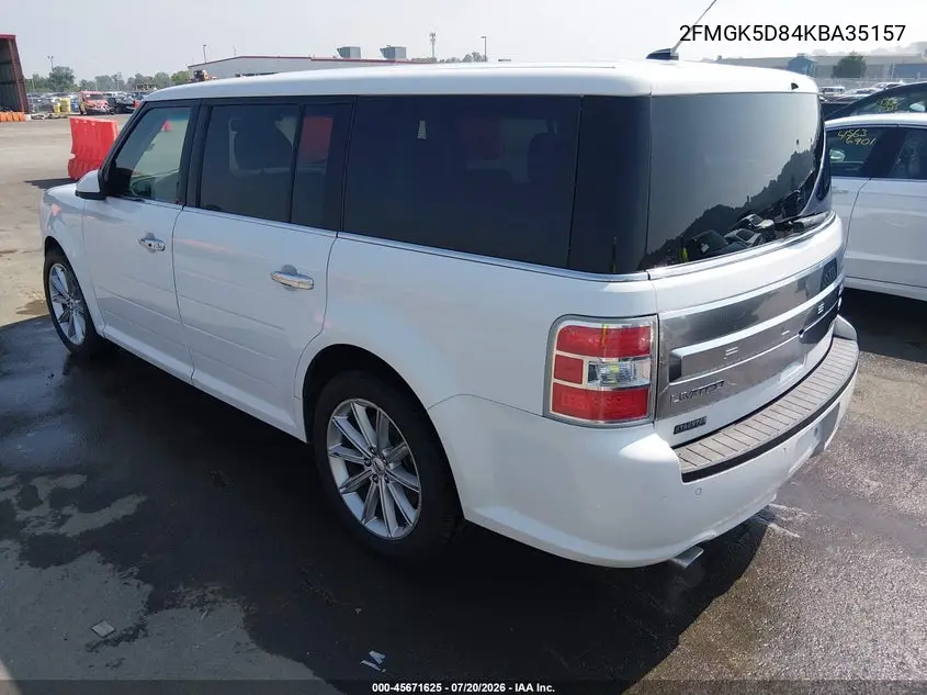 2019 Ford Flex Limited VIN: 2FMGK5D84KBA35157 Lot: 45671625