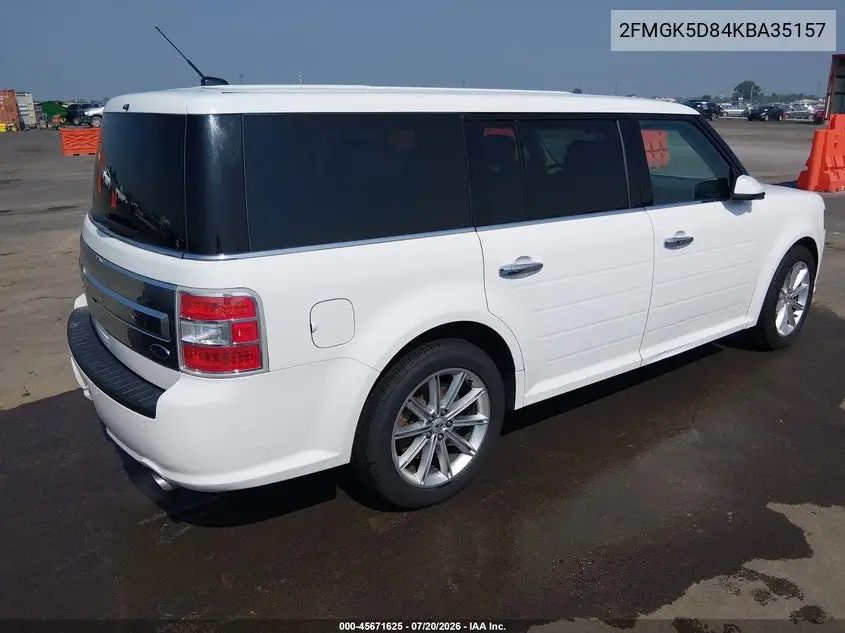 2019 Ford Flex Limited VIN: 2FMGK5D84KBA35157 Lot: 45671625