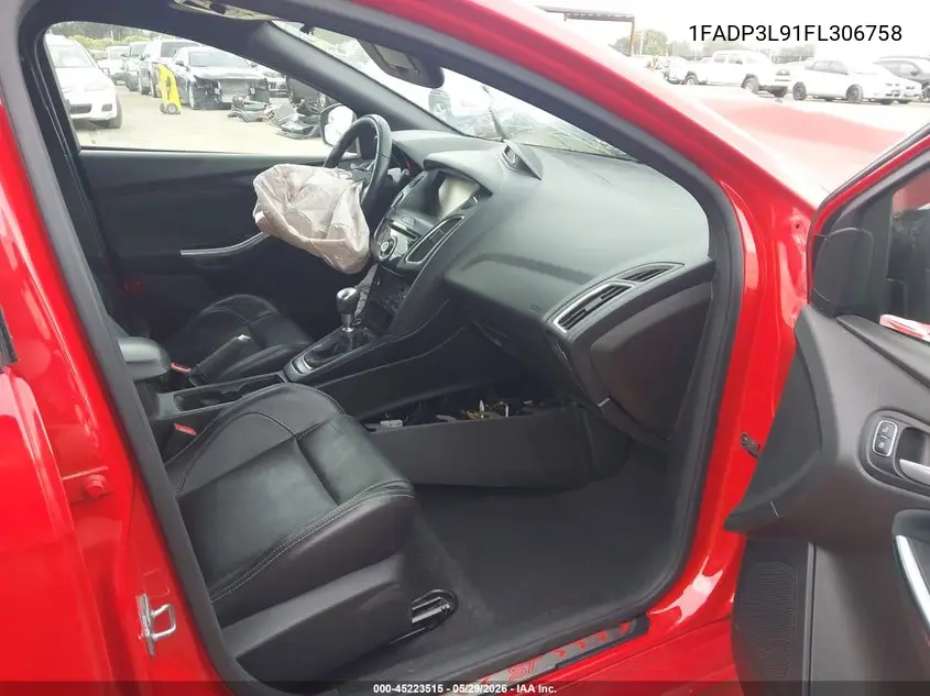2015 Ford Focus St VIN: 1FADP3L91FL306758 Lot: 45223515