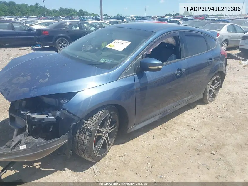 2018 Ford 4 Door Sedan VIN: 1FADP3L94JL213306 Lot: 45248807