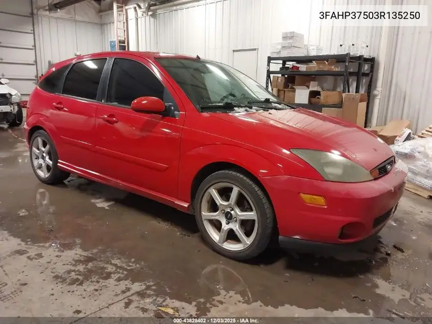 3FAHP37503R135250 2003 Ford Focus Svt/Zx5
