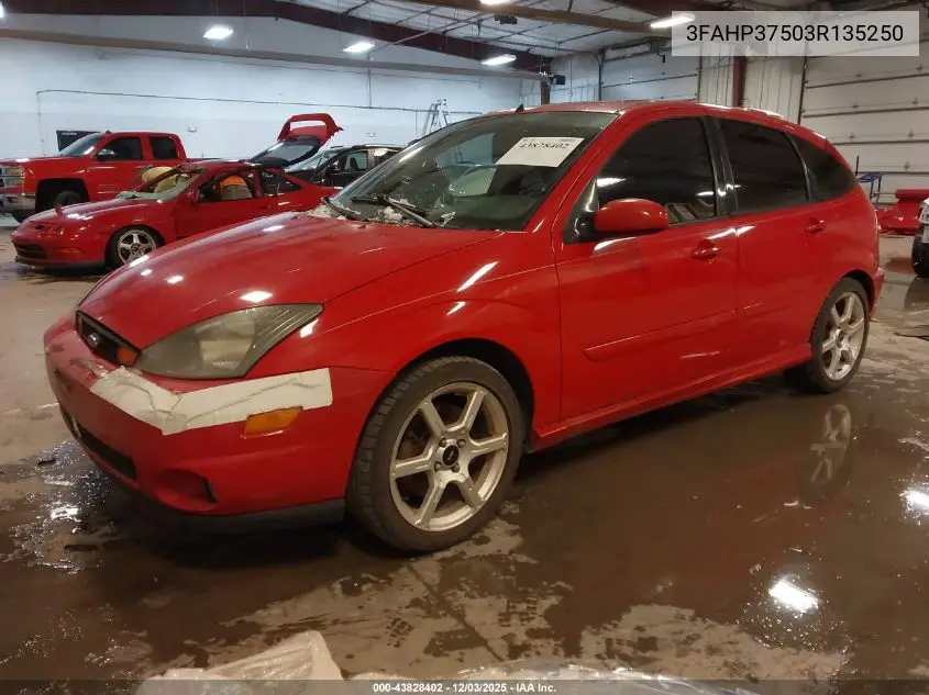 3FAHP37503R135250 2003 Ford Focus Svt/Zx5