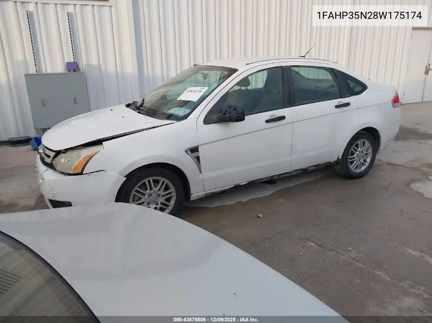 1FAHP35N28W175174 2008 Ford Focus Se/Ses