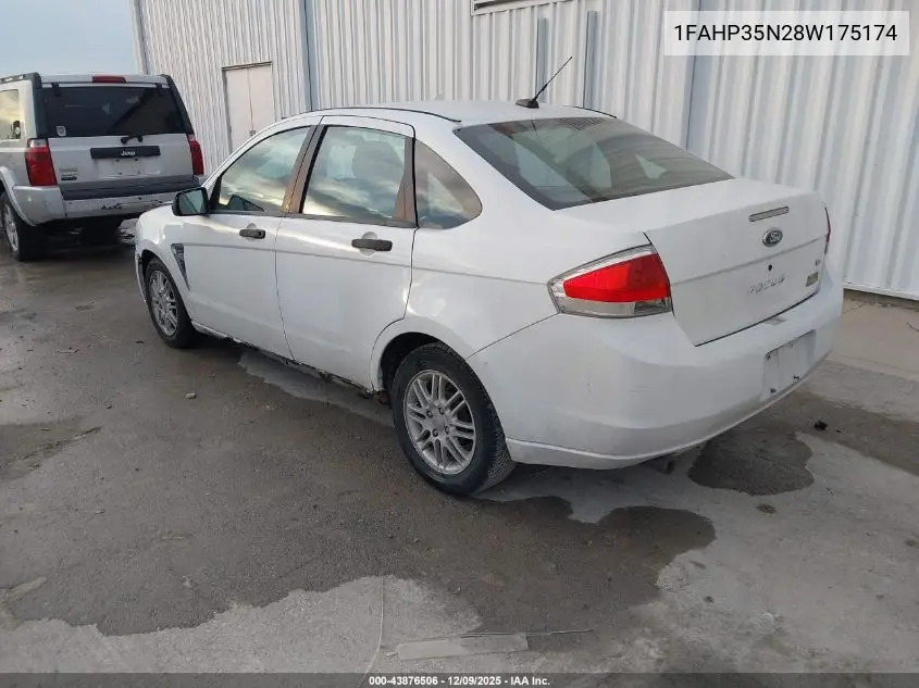 1FAHP35N28W175174 2008 Ford Focus Se/Ses