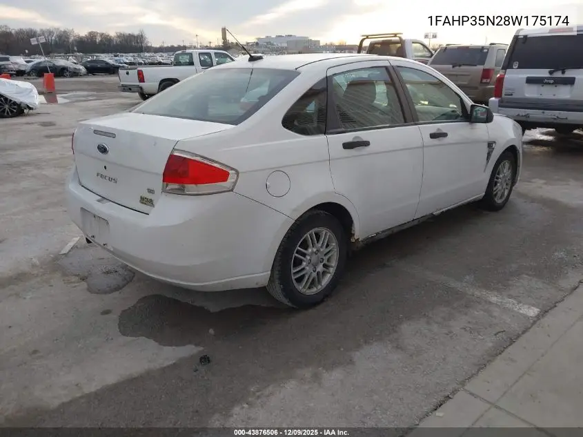 1FAHP35N28W175174 2008 Ford Focus Se/Ses