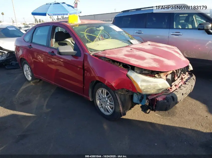 1FAHP35N69W183179 2009 Ford Focus Se