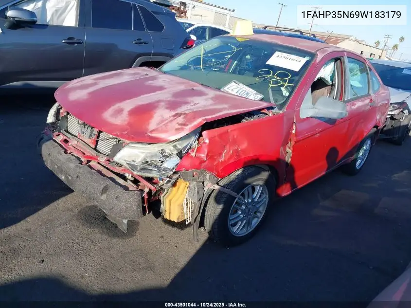 1FAHP35N69W183179 2009 Ford Focus Se