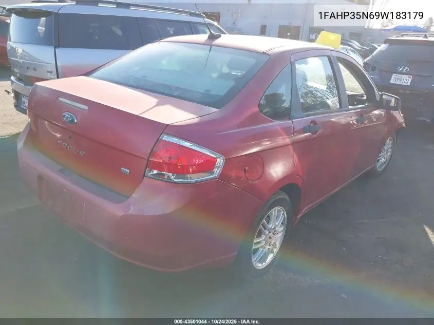 1FAHP35N69W183179 2009 Ford Focus Se