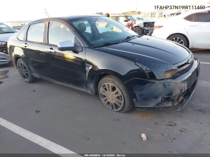 1FAHP37N19W111450 2009 Ford Focus Sel