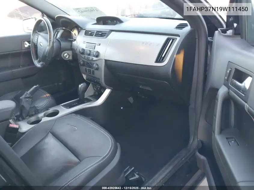 1FAHP37N19W111450 2009 Ford Focus Sel