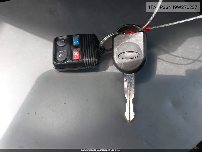 1FAHP36N49W270237 2009 Ford Focus Ses