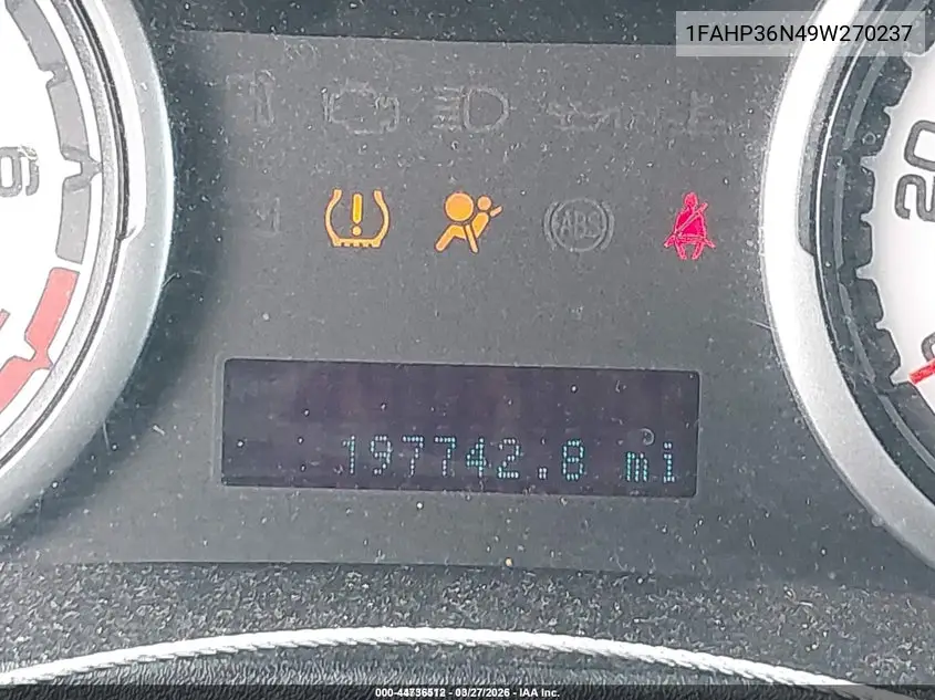 1FAHP36N49W270237 2009 Ford Focus Ses