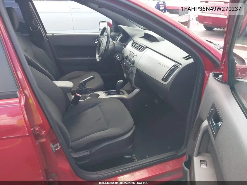 1FAHP36N49W270237 2009 Ford Focus Ses