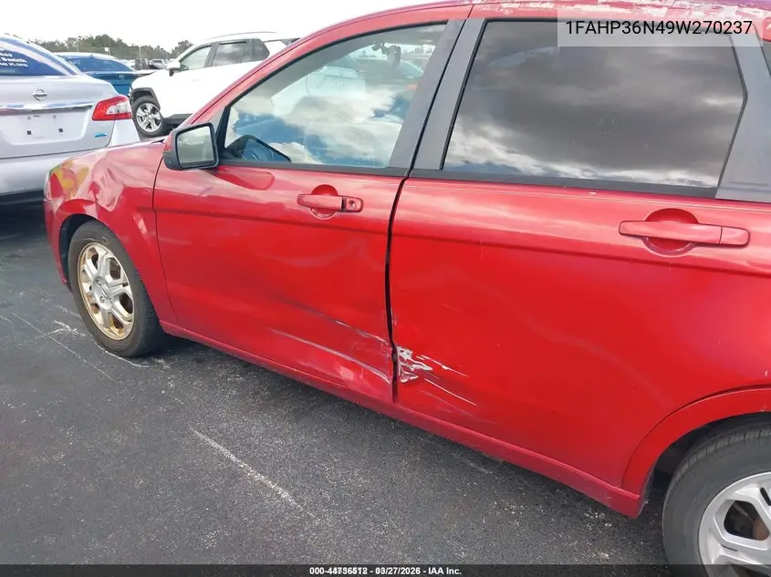 1FAHP36N49W270237 2009 Ford Focus Ses