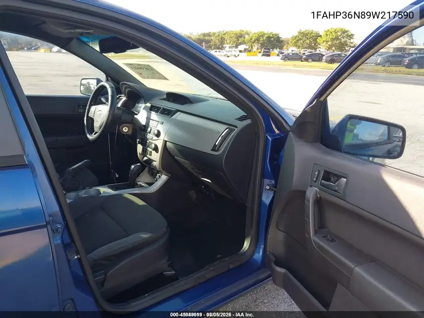 1FAHP36N89W217590 2009 Ford Focus Ses