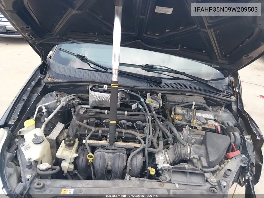 2009 Ford Focus Se VIN: 1FAHP35N09W209503 Lot: 45571800