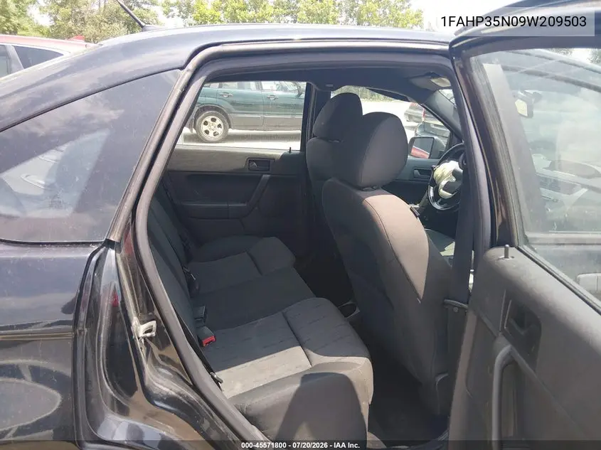 2009 Ford Focus Se VIN: 1FAHP35N09W209503 Lot: 45571800