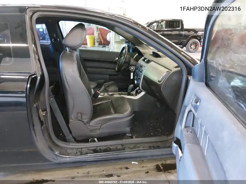 2010 Ford Focus Ses VIN: 1FAHP3DN2AW202316 Lot: 45565762