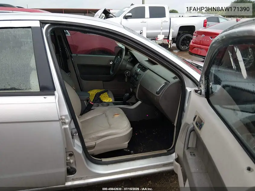 2010 Ford Focus Sel VIN: 1FAHP3HN8AW171390 Lot: 45642630
