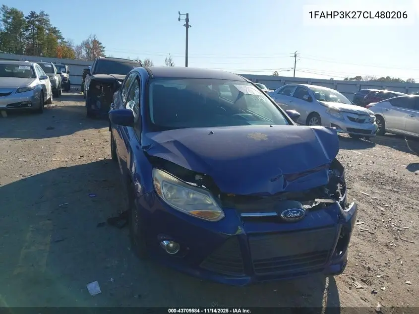 1FAHP3K27CL480206 2012 Ford Focus Se