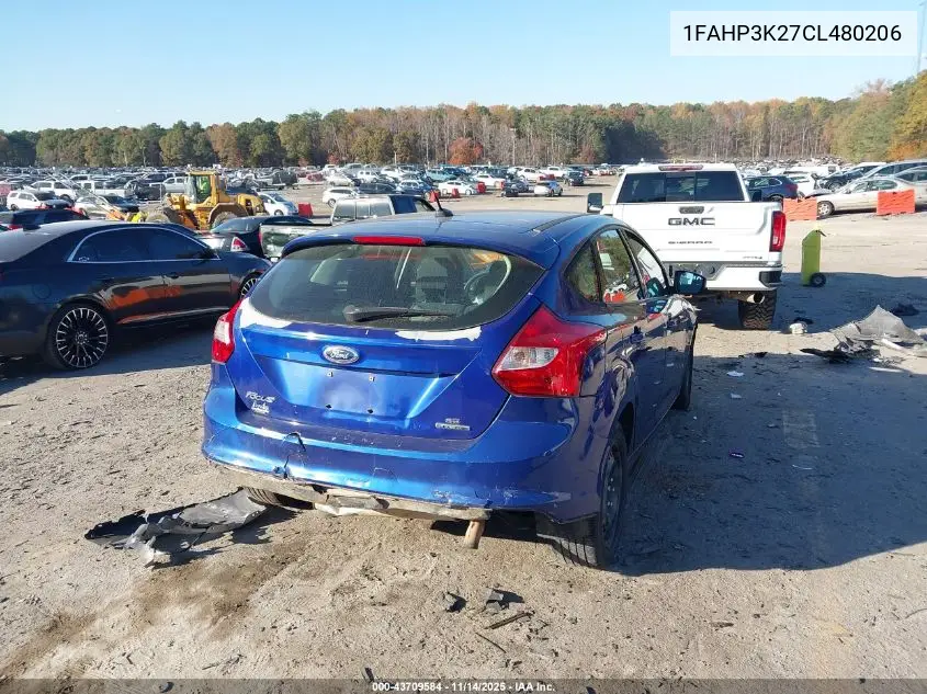 1FAHP3K27CL480206 2012 Ford Focus Se