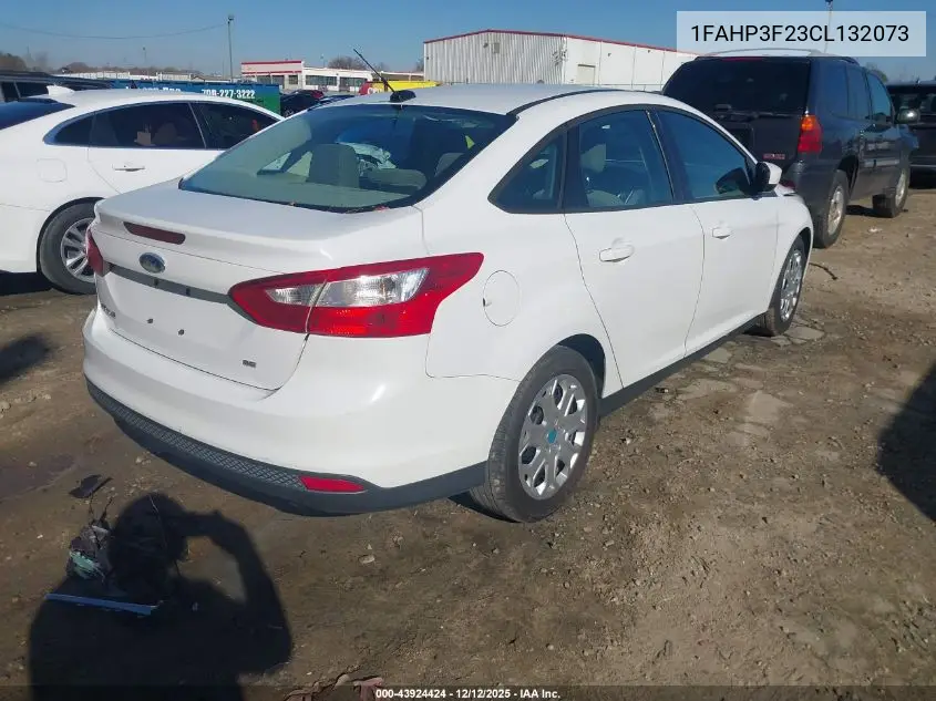 1FAHP3F23CL132073 2012 Ford Focus Se