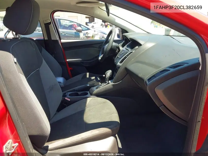 2012 Ford Focus Se VIN: 1FAHP3F20CL382659 Lot: 45316214