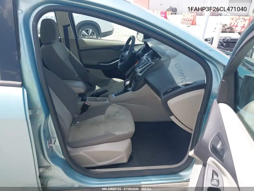 2012 Ford Focus Se VIN: 1FAHP3F26CL471040 Lot: 45660123