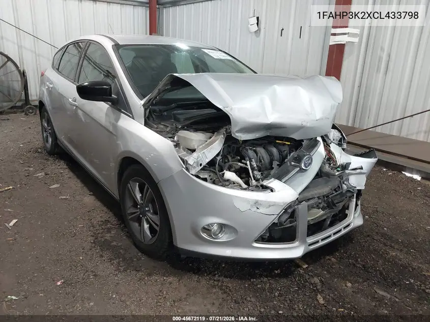 2012 Ford Focus Se VIN: 1FAHP3K2XCL433798 Lot: 45672119