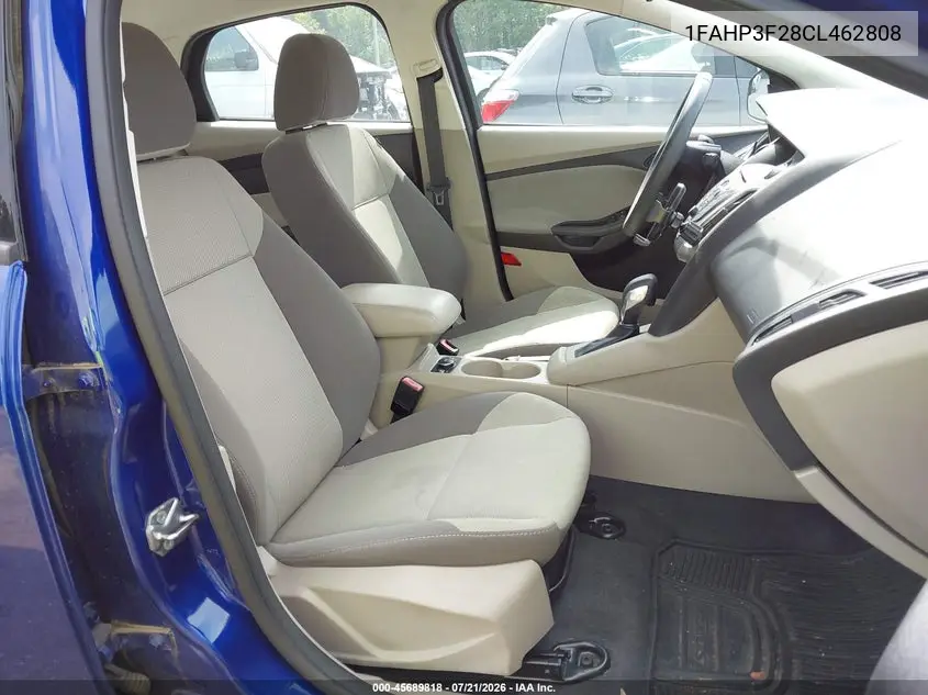2012 Ford Focus Se VIN: 1FAHP3F28CL462808 Lot: 45689818