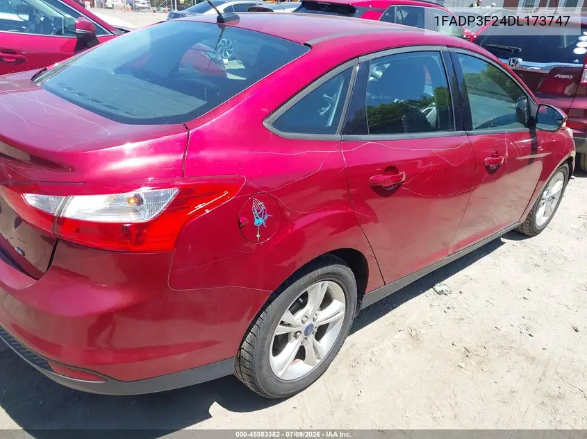 2013 Ford Focus Se VIN: 1FADP3F24DL173747 Lot: 45583382