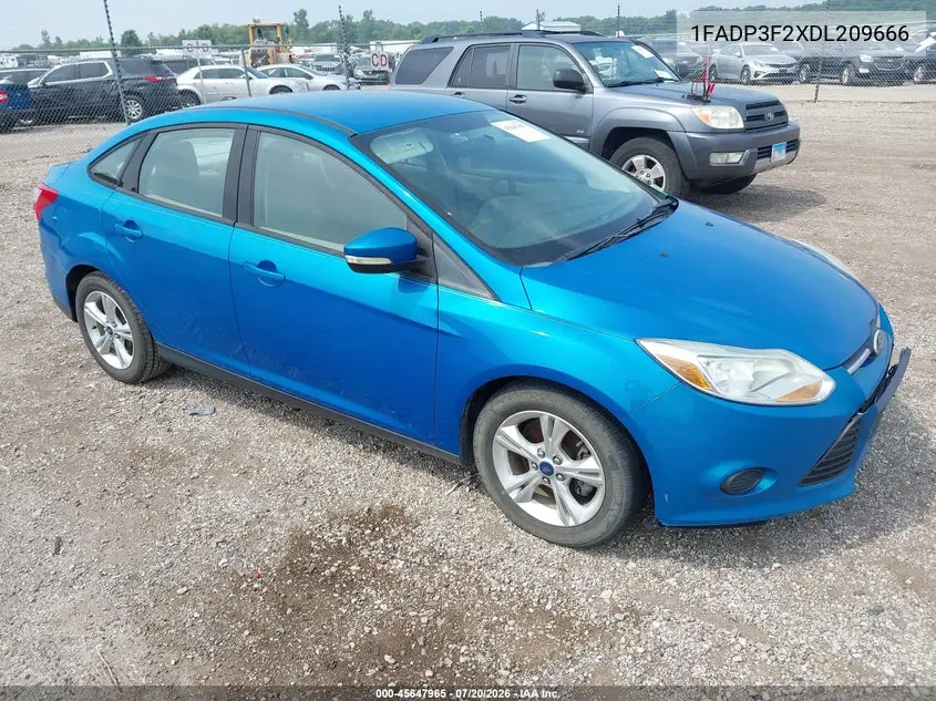 2013 Ford Focus Se VIN: 1FADP3F2XDL209666 Lot: 45647965