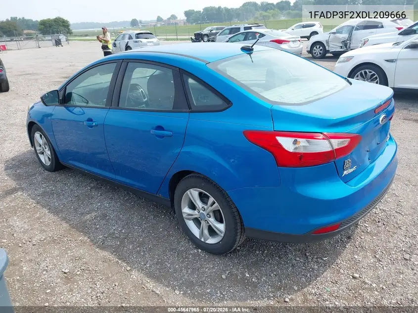 2013 Ford Focus Se VIN: 1FADP3F2XDL209666 Lot: 45647965