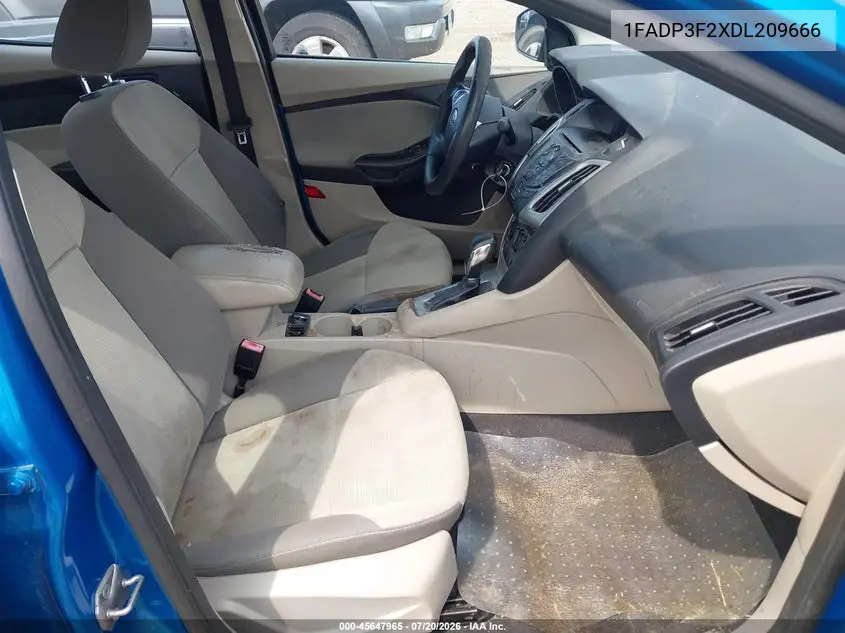2013 Ford Focus Se VIN: 1FADP3F2XDL209666 Lot: 45647965