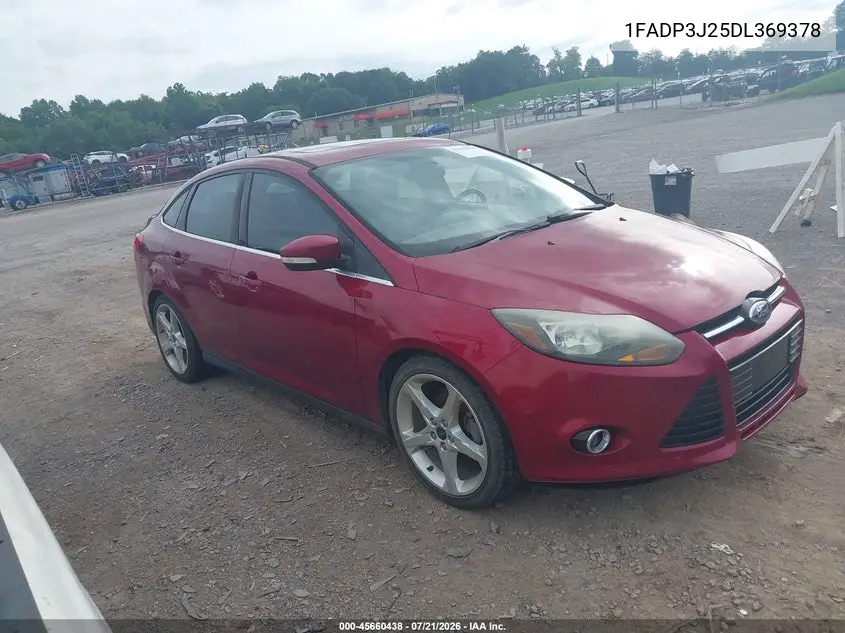 2013 Ford Focus Titanium VIN: 1FADP3J25DL369378 Lot: 45660438