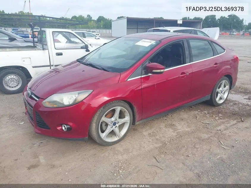 2013 Ford Focus Titanium VIN: 1FADP3J25DL369378 Lot: 45660438