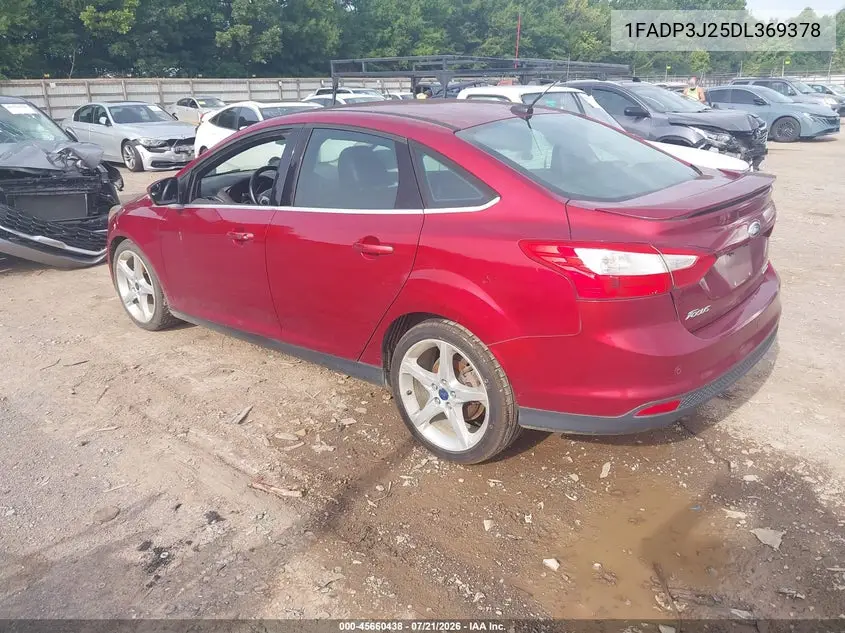 2013 Ford Focus Titanium VIN: 1FADP3J25DL369378 Lot: 45660438