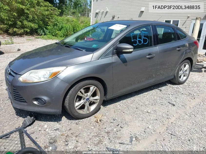 2013 Ford Focus Se VIN: 1FADP3F20DL348835 Lot: 45675615