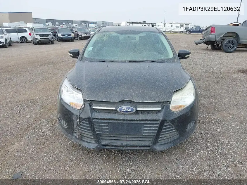 2014 Ford Focus Se VIN: 1FADP3K29EL120632 Lot: 30094556