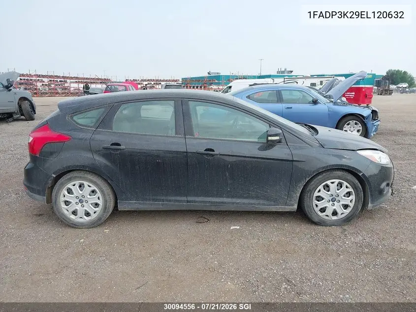2014 Ford Focus Se VIN: 1FADP3K29EL120632 Lot: 30094556