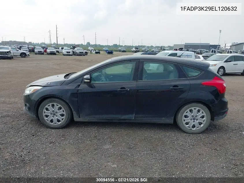 2014 Ford Focus Se VIN: 1FADP3K29EL120632 Lot: 30094556